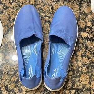 Clarks Cloudsteppers Canvas Slip-ons sz 12